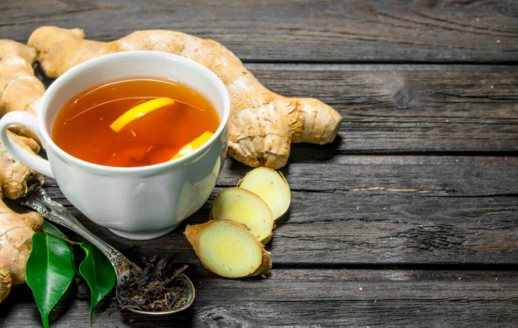 Ginger tea-9 foods and drinks to take when you have period cramps-By live love laugh