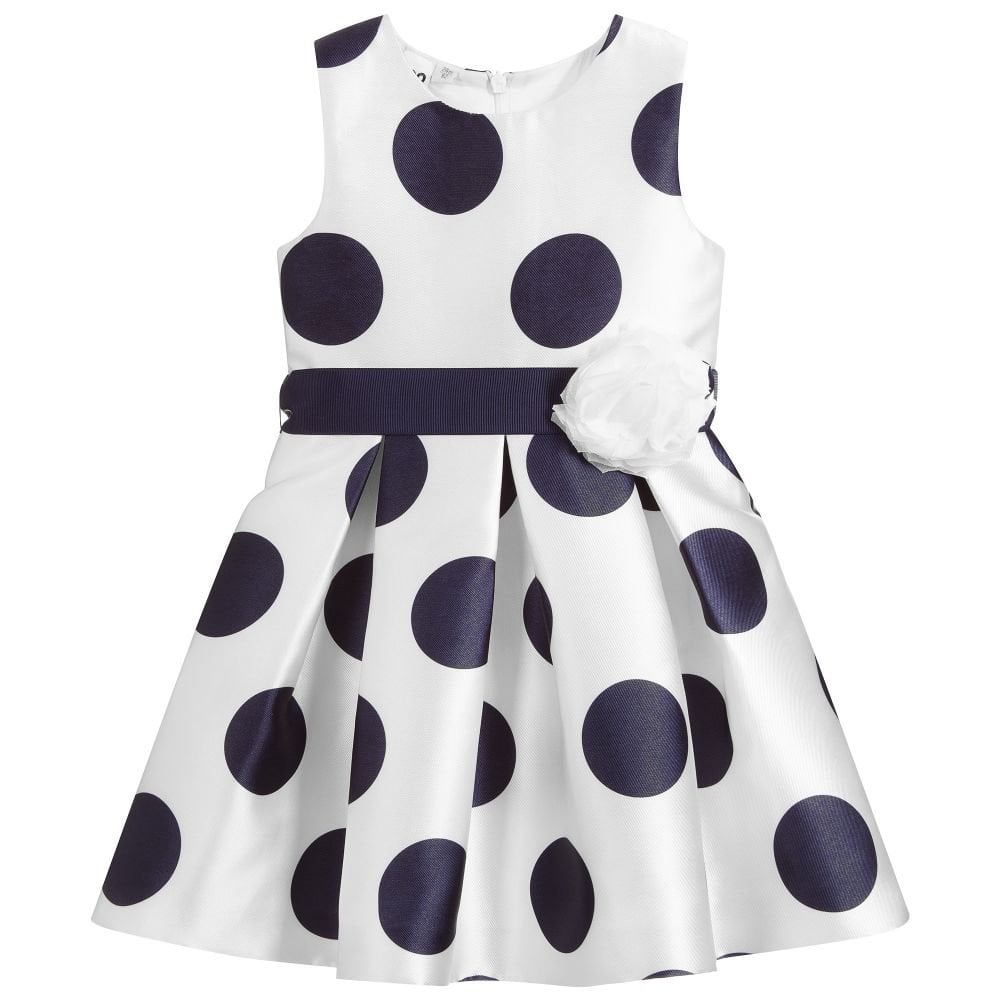 White dress with black Polka dots-Top 10 Modern and Stylish Polka Dot Dress for Ladies in Trend-By live love laugh