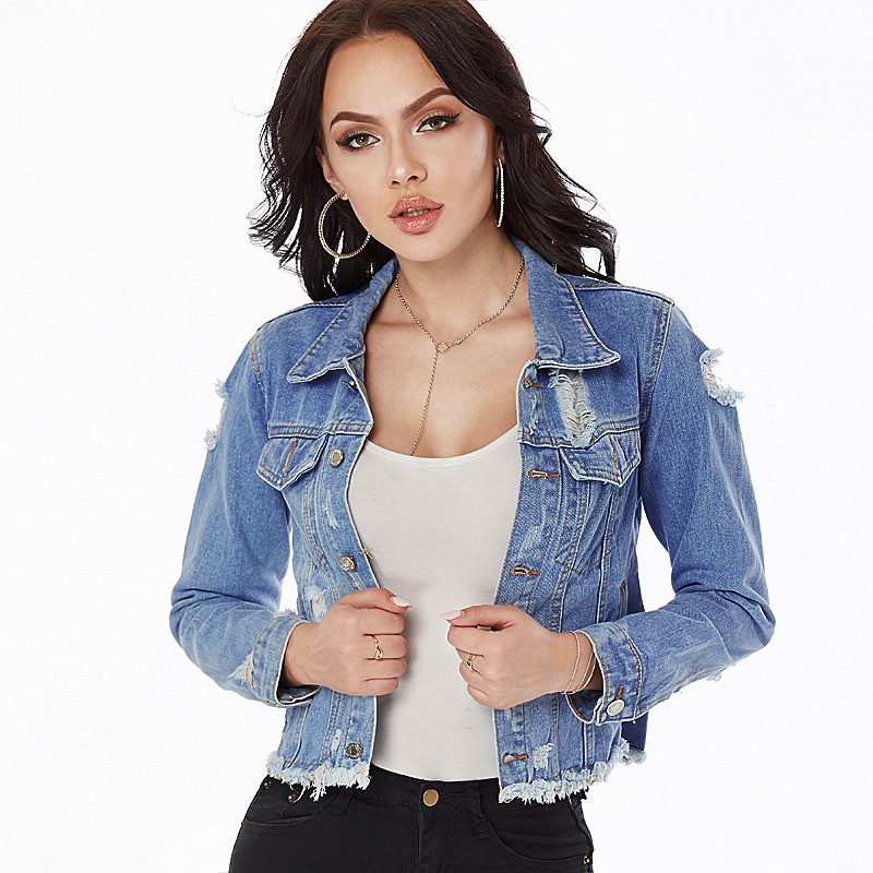 Denim cropped cotton jacket-Top 10 trending styles of denim jackets for men and women.-By live love laugh-2