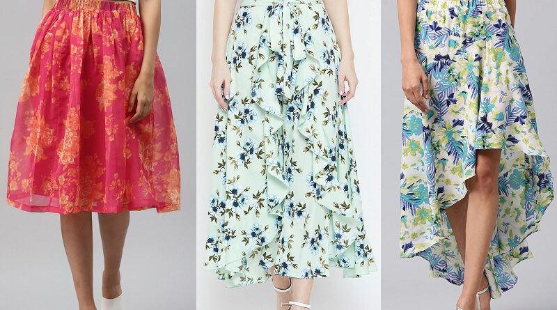 Floral Skirts – These 10 Beautiful Designs To Look Charming-By live love laugh
