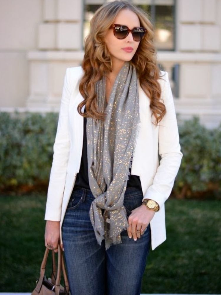 4th step-How to Wear a Square Scarf-By live love laugh