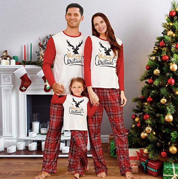 “Believe” matching Christmas outfit-10 Matching Family Christmas Outfits Ideas-by live love laugh