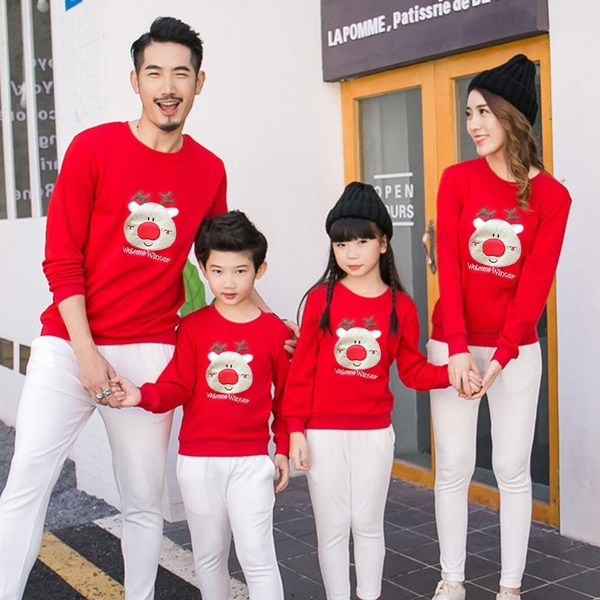 Christmas Deer matching family outfit-10 Matching Family Christmas Outfits Ideas-by live love laugh