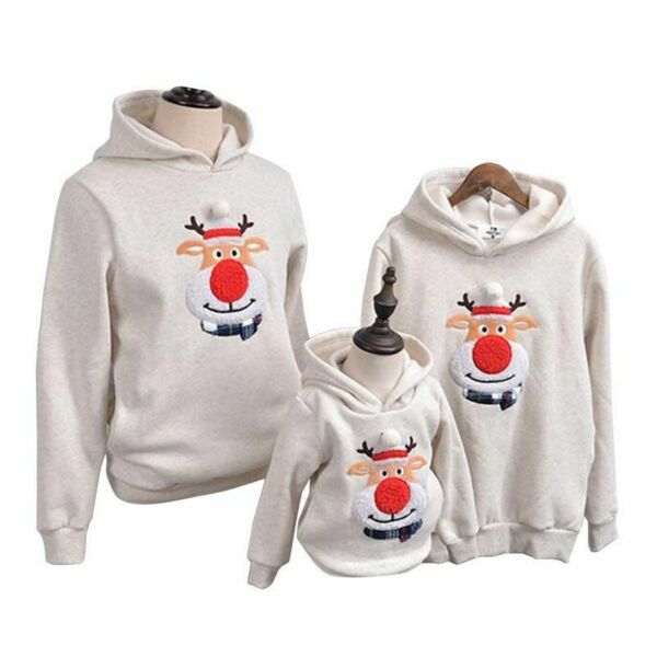 Hooded fleece matching outfit-10 Matching Family Christmas Outfits Ideas-by live love laugh