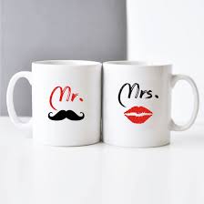 couple coffee mug -1st Anniversary gift ideas for couples- by livelovelaugh