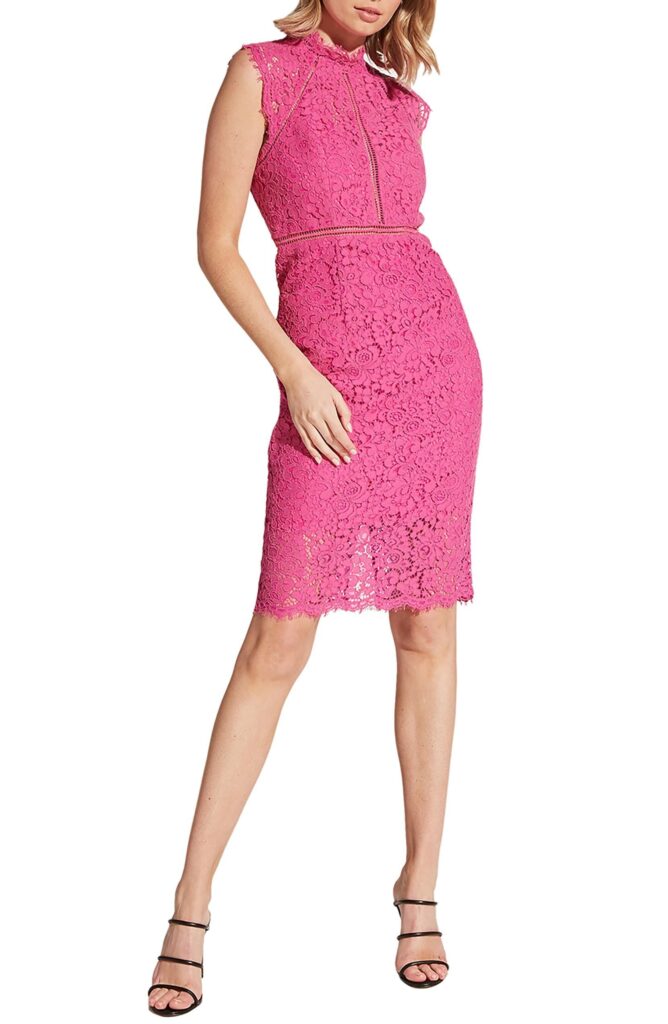 pink knit dress - 10 Extraordinary Ways To Dress up for valentine’s day - by livelovelaugh