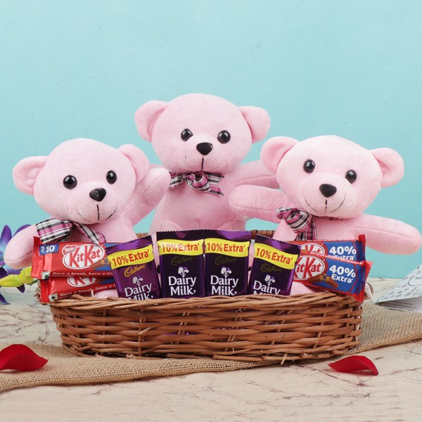 teddy basket- How to make Teddy Day more Special-by livelovelaugh