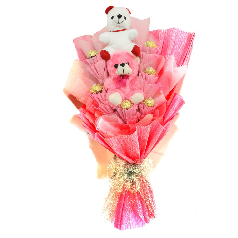 teddy bouquet - How to make Teddy Day more Special-by livelovelaugh