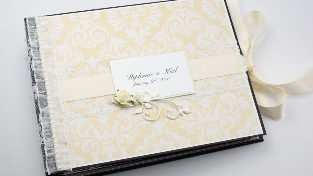 wedding scrapbook -1st anniversary gift ideas -by livelovelaugh