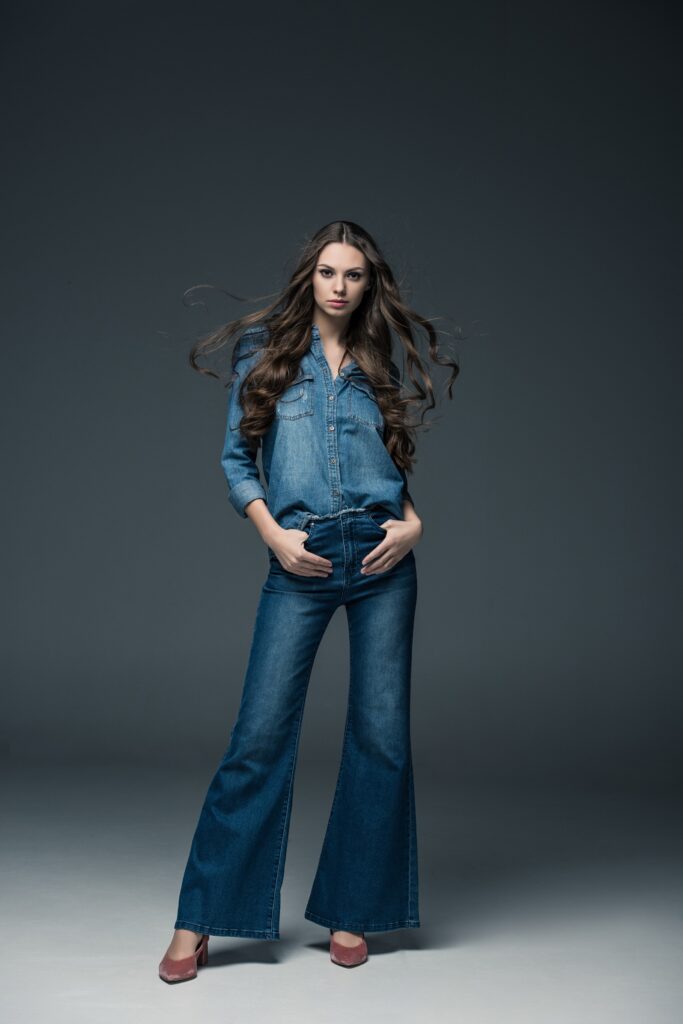 flared jeans - 9 Trendy Types Of Jeans For Girls The Ultimate Style Guide in 2022-by livelovelaugh