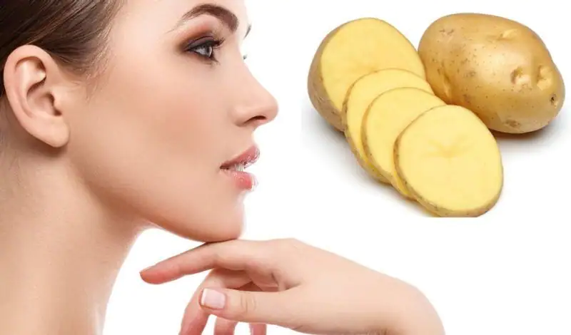 raw potato - 7 Natural and Homemade Beauty Tips for Your Skin- by livelovelaugh