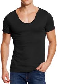 scoop neck t shirt - 7 Different Kinds Of T-Shirts And Their History-by livelovelaugh