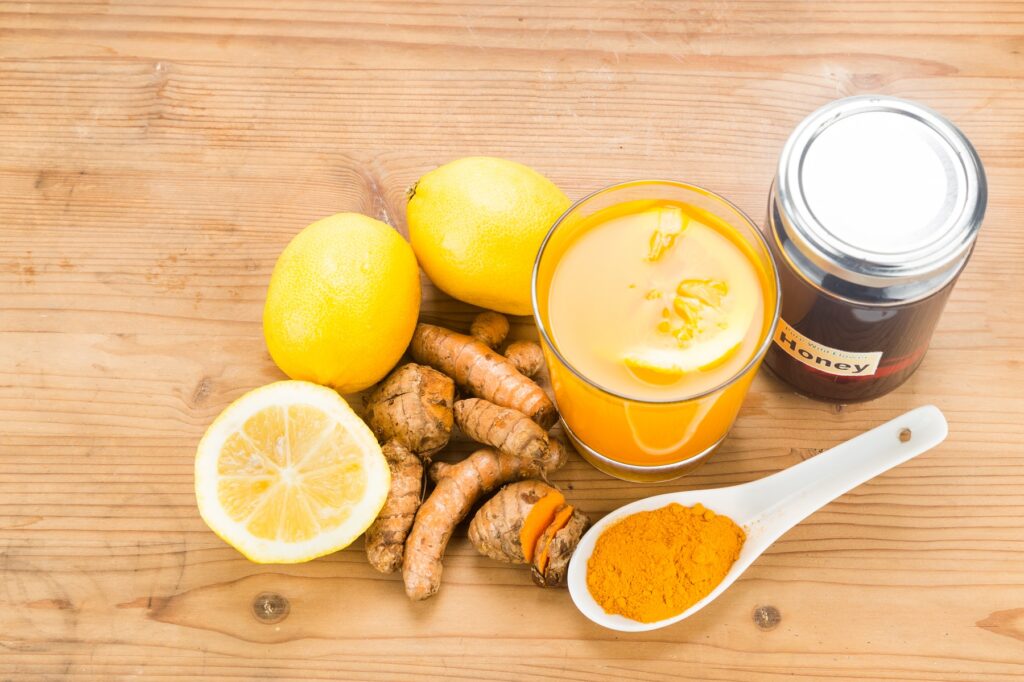 turmeric and lemon - 7 Natural and Homemade Beauty Tips for Your Skin- by livelovelaugh