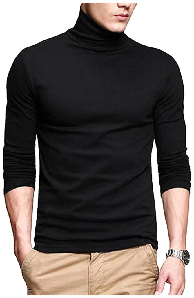 turtle neck t shirt - 7 Different Kinds Of T-Shirts And Their History-by livelovelaugh
