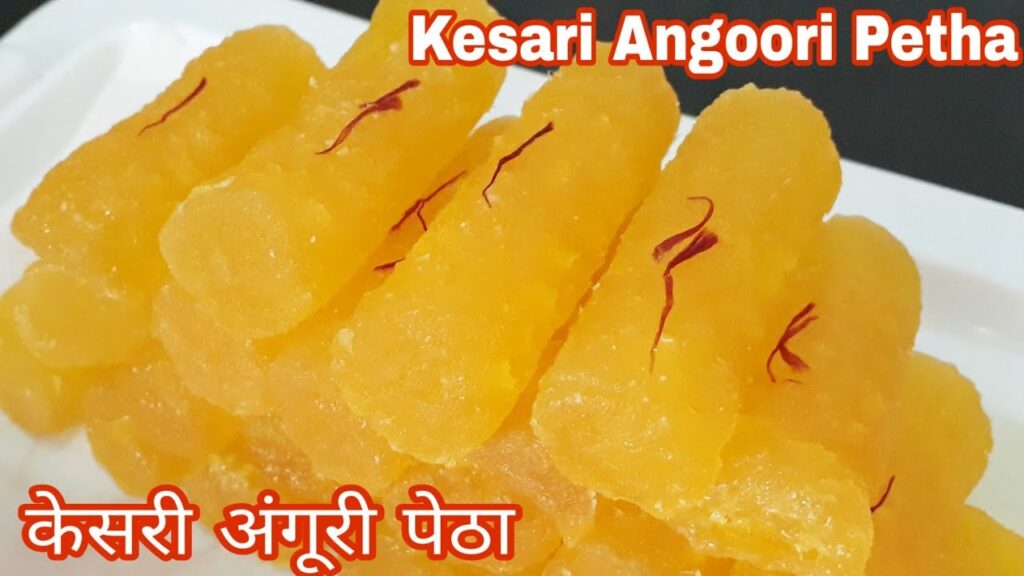 Kesar angoori petha.-4 unusual types of petha that you can taste in Agra.-By live love laugh