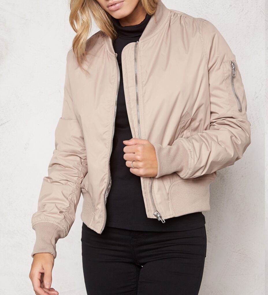 Bomber jacket.-7 types of jackets that every girl have in their wardrobe.-by live love laugh