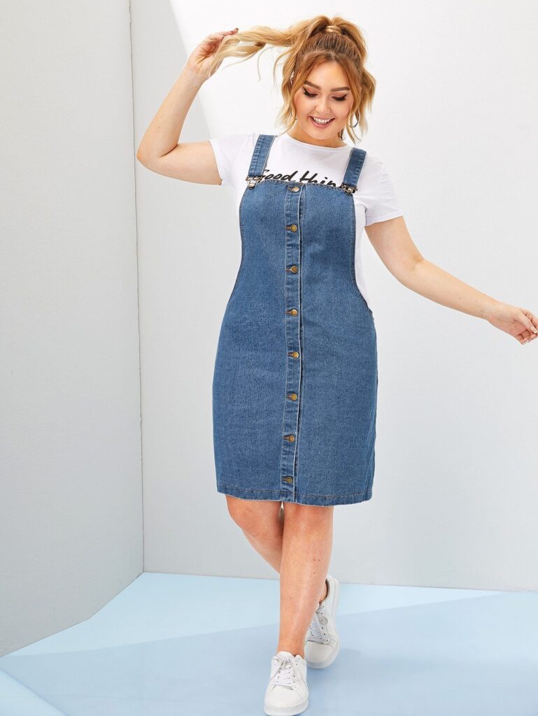Dungaree dress-10 Best Western Dresses for Women.-By live love laugh