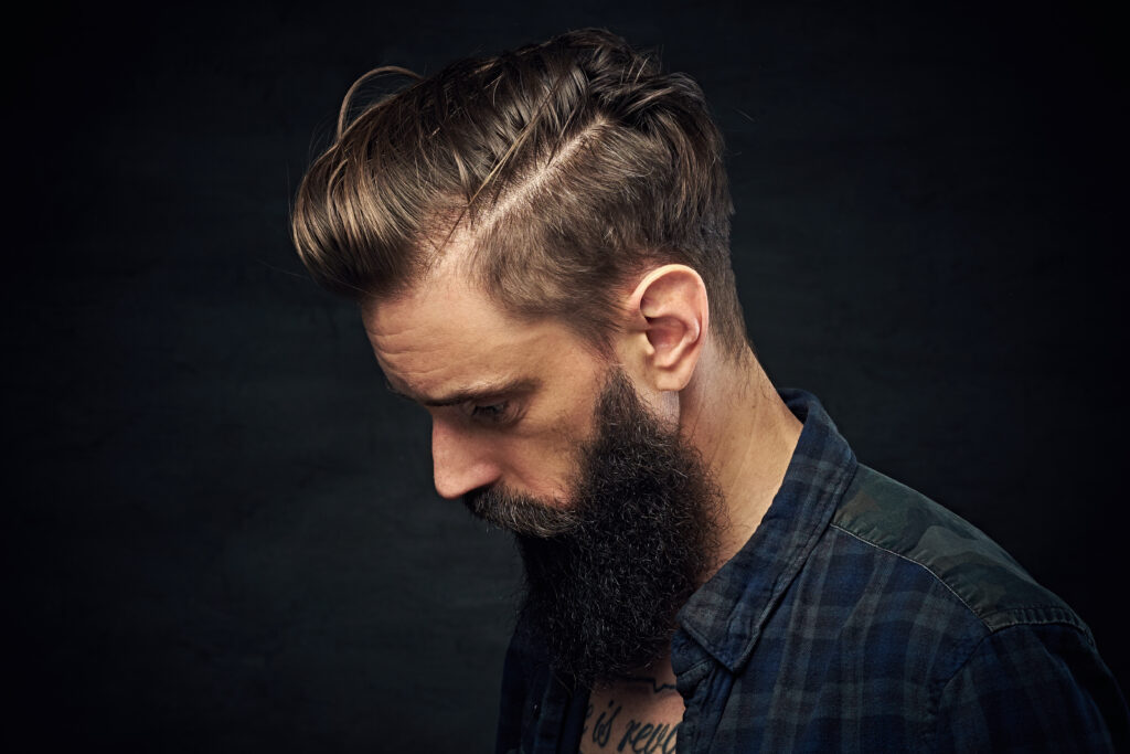 Faded long beard- 9 best long beard styles for men in 2022.-By live love laugh