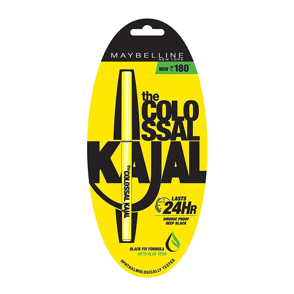 Maybelline new york the colossal kajal.-10 best waterproof kajals that will maximize the beauty of your eyes.-by live love laugh