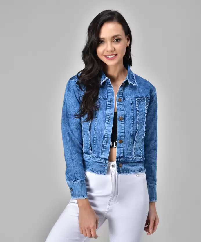Fun day fashion denim top.-7 Denim Tops for Girls who love to keep their styles in trend.-By live love laugh