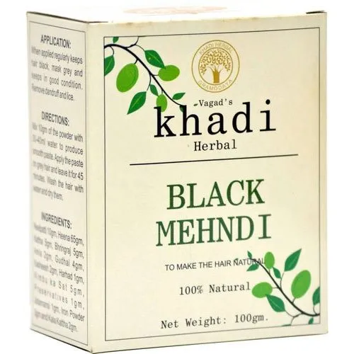 Khadi herbal black mehndi-9 types of herbal hair colors that will keep your hairs healthy.-By live love laugh