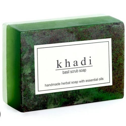 Khadi natural basil scrubs handmade soap.-10 handmade soaps that are super moisturizing and perfect for dry skin.-By live love laugh