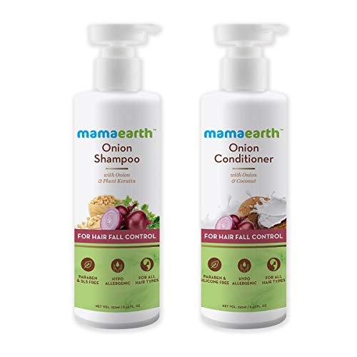 Mamaearth onion hair fall shampoo-5 Best shampoo And conditioners for healthy hairs-By live love laugh