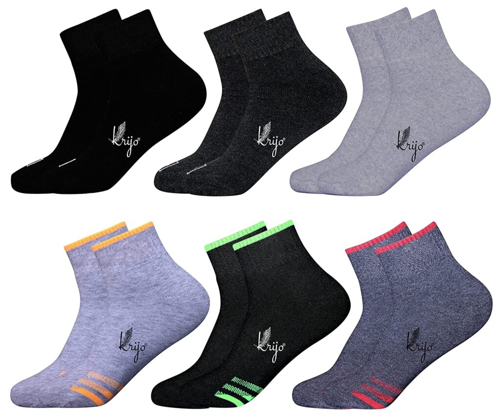 Men‘s premium cotton cushion sports ankle socks-10 best colorful socks to spice up your wardrobe in 2022.-By live love laugh