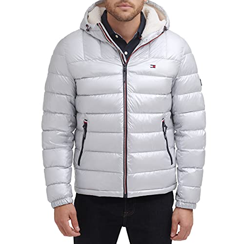 Mid-weight puffer jacket with removable hood-10 best puffer jackets for men .-by live love laugh