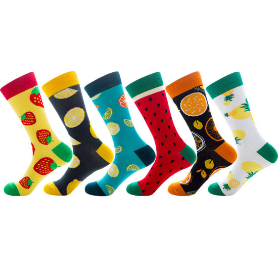 Polyester and elastane multicolored socks.-10 best colorful socks to spice up your wardrobe in 2022.-By live love laugh