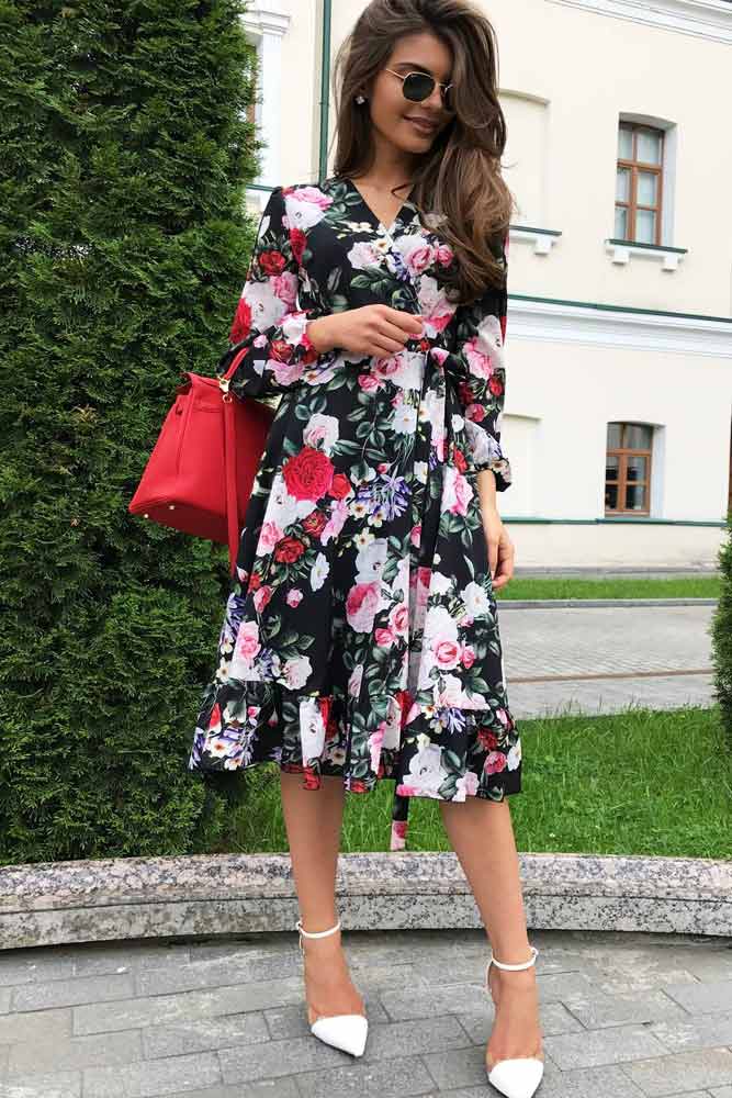 A floral dress.-9 latest dresses for women .-By live love laugh