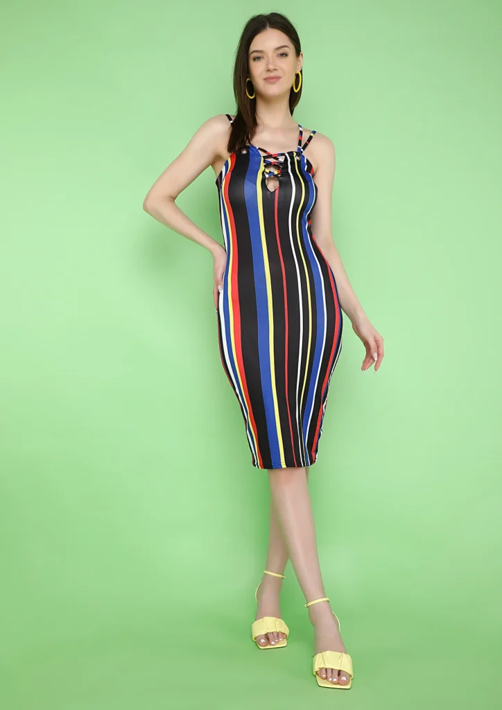 Multicolored cocktail dress.-9 latest dresses for women .-By live love laugh