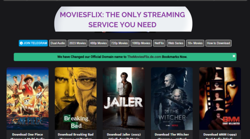 Moviesflix: The Only Streaming Service You Need